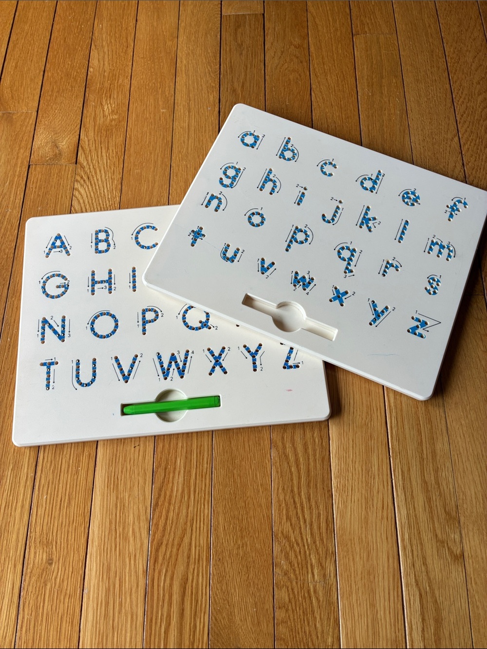 Magnetic Upper & Lower Case Magnetic Letter Boards (2)